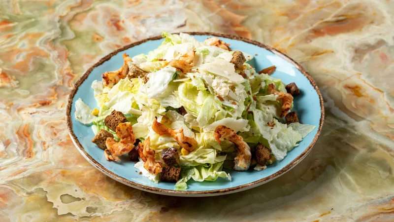 Caesar's with shrimps