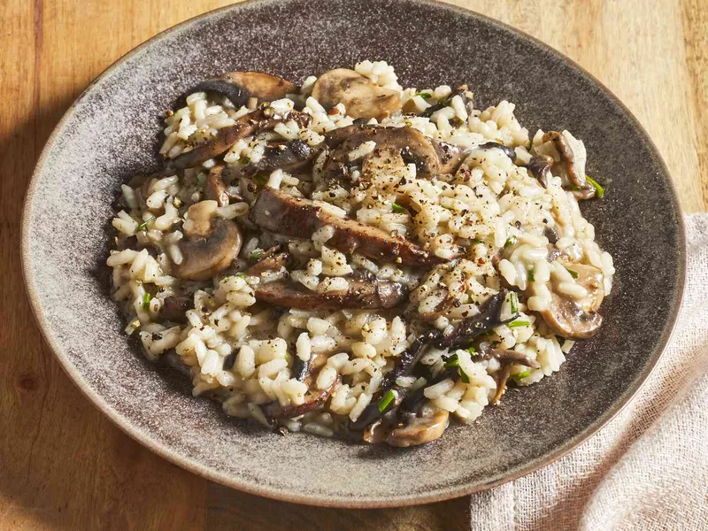 Risotto funghi con tartufi