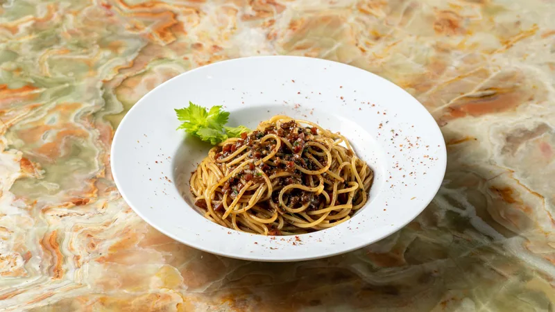 Σπαγγέτι από μοσχαρίσιο μεδούλι