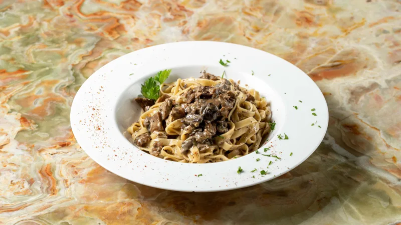 Tagliatelle funghi con tartufi